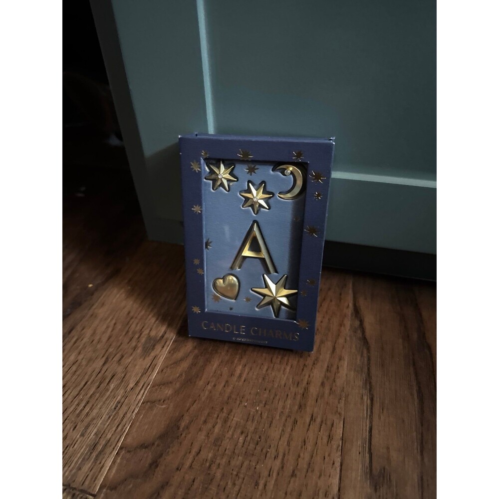 Anthropologie Letter A Candle Charms